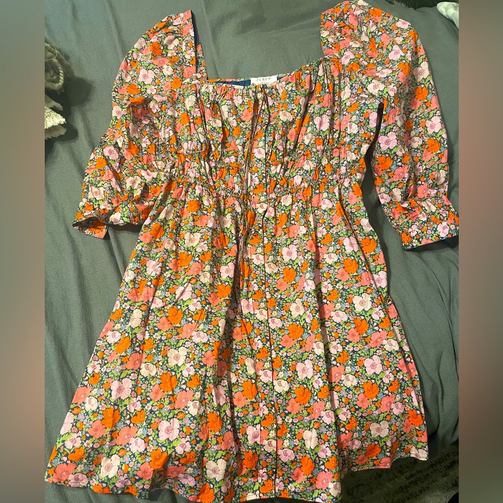 J Crew Liberty fabric minidress, NWOT, 18